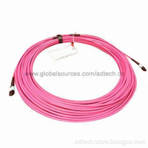 Fiber-optic Patch Cord, MPO/MTP Connector 12-fiber OM4